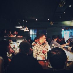 At the bar. People. Event At the bar. People. Event